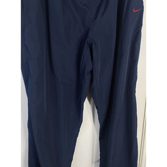 Vintage Nike Mens Breakaway‎ Basketball Pants Snap XL Navy Blue Red - Grey Tag - Picture 4 of 11
